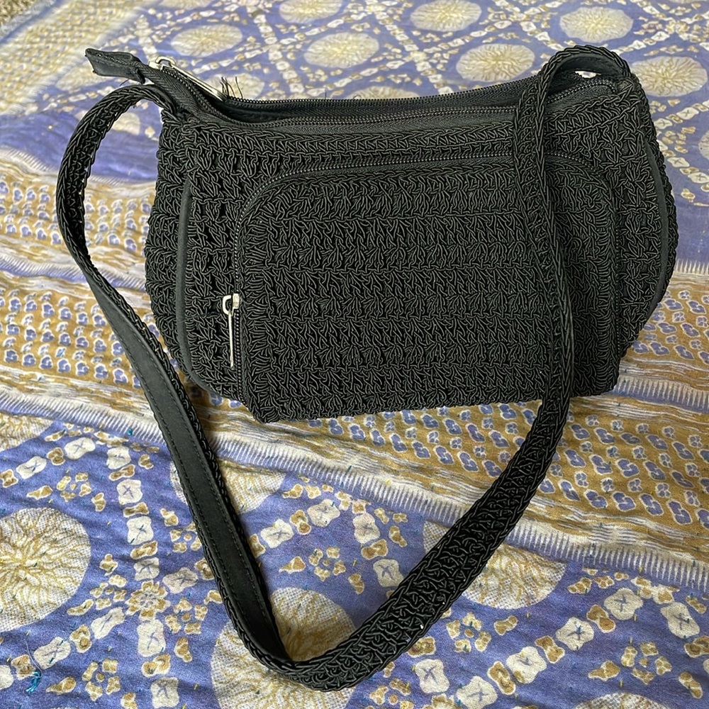 Vintage black shoulder bag